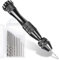LEOBRO Hand Drill for Resin Molds, 12 cm Black Mini Pin Vise with 10 PCS Steel Drill Bits (0.8-3mm), for Crafts Drilling Holes in Resin Epoxy Clay Wood, Jewellery Making, Model Making