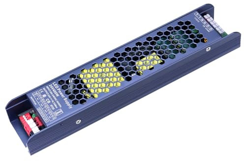 GOMING LED Netzteil Trafo 24V 400W AC 200-240V bis DC 24V 16.7A Transformator Konstante Spannung IP20 Nicht Wasserdicht Kompakter Extrem Dünner Treiber für LED Streifen Licht 3D Drucker
