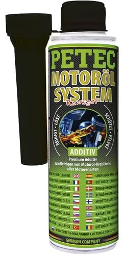 Petec Motorölsystem-Reiniger zum Reinigen von Benzin- und Dieselmotoren sowie Schaltgetrieben, schwarz, 300 ml