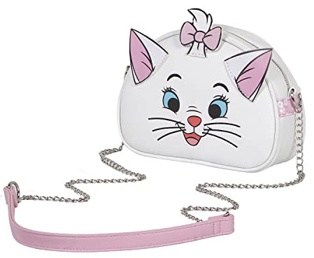 Disney Les Aristochats Marie Face-Sac à Bandoulière Heady, Blanc