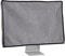 kwmobile Dust Cover for 24-26 monitor - Linen Monitor Display Protector - Protect Your Computer Screen - Dark Grey