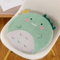 GLITZFAS Runde Stuhlkissen Kinder, ø40cm Memory Foam Sitzkissen Stuhl Sitzpolster mit Abnehmbarer Bezug, Cartoon Tier Sitzauflage Plüschkissen Bodenkissen für Kinder Babyzimmer (Dinosaurier)