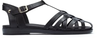 Pikolinos Halboffene Schuhe in Leder Formentera für Frauen Farbe Black