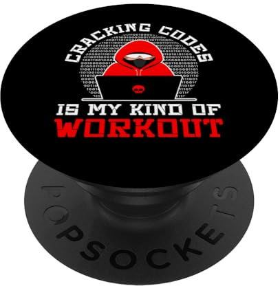 Hacker Cybersicherheit Professionelle Hacker knacken Codes PopSockets mit austauschbarem PopGrip