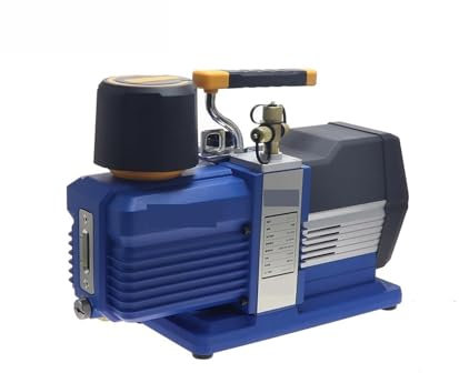 Pompa a vuoto, pompa a vuoto d'aria, Pompa for vuoto VRP-15D 15CFM 3 / 4HP Pompa for aria condizionata Pompa for vuoto R32 Kit di ricarica for aria condizionata automatica a 2 stadi per il condizionam