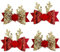 AYNKH 2 paires de pinces à cheveux de Noël, pinces à cheveux de Noël en bois, coiffure de Noël en bois de renne, épingles à cheveux en bois de renne, accessoires de cheveux de Noël pour filles