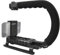 KLIOMAX Video Action Stabilizing Handle Grip Handheld Stabilizer with Smartphone Holder & Cold-Shoe Mount for All DSLR Camera Camcorder and Smartphones