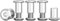 Drenky Vis De Connexion M4x10mm Vis De Meubles M4 En Acier Inoxydable A2 V2A Connecteurs De Meubles Lot De 10 Vis De Raccordement (10 Vis Pour Meubles, 10 écrou à Douille)