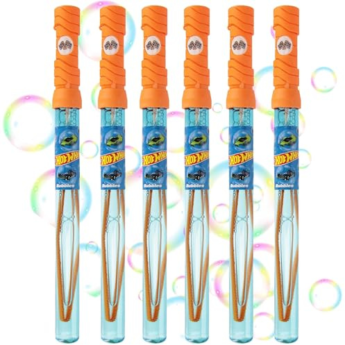 Hot Wheels GROßER Seifenblasenstab, große Seifenblasen FÜR Kinder My Bubble 120 ml (Hot Wheels x6)