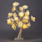 Catena luminosa a LED con rose a forma di fiore, luci da tavolo a forma di rosa, luce per albero di Natale, luce decorativa a batteria, 24 LED