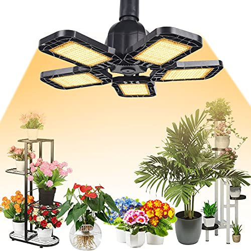 Esbaybulbs 300W LED Pflanzenlampe E27 780 LEDs Vollspektrum Grow Light LED Pflanzenlampen für Zimmerpflanzen Gemüse und Blumen