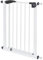 ECD Germany Barrière de Sécurité pour Enfants, Chiens, Largeur 70-75 cm, sans Perçage, Blanc, Pivotant des Deux Côtés, Fermeture Automatique, Garde-Porte Métallique Extra-Sécurisé pour Escalier, Porte