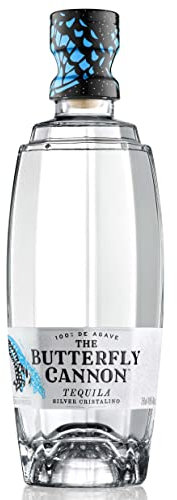 Butterfly Cannon Tequila Cristalino - 100% Blue Agave Tequila 40% Vol in 1x 500ml Glasflasche