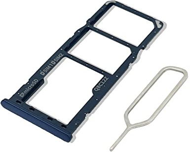 Eonpam SIM Kartenrahmen für (Samsung Galaxy A7 2018) Original Qualität Ersatz Karten rahmen Inkl SIM Kartenschlitz Pin (Schwarz)