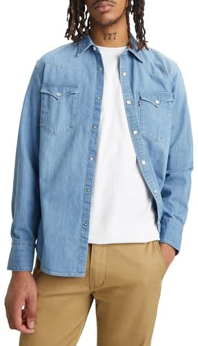 Levi's Men's Barstow Western Standard Woven shirts, Esta Noche, S