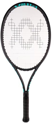VOLKL Team Speed Schwarz/Türkis | Tennisschläger | Mit Vibrationskontrolle Griffsystem | 265g oder 266.5 g | Griffgrößen: 0-5