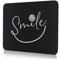 CHUQING Mousepad Klein - 240 x 200 mm Mauspad mit Motiv rutschfest Mouse Pad Schwarz