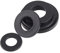 FEEIMOL Kunststoff Unterlegscheiben Flach Unterlegscheiben Schwarz Nylon Beilagscheiben M6x30x2.0mm (20 Stück)