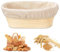 Bread Proofing Basket, Banneton Basket Sourdough Proofing Baskets, Proofing Bowls with Liners for Professional and Home Bakers(9 inch,Oval)