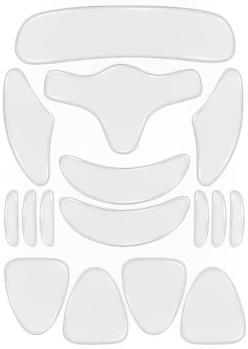 YAPKOLV 16 Pezzi Cerotti Anti Rughe Silicone Patches Riutilizzabili per Viso, Bocca, Fronte, Mento Set di Patch per il Viso
