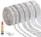 6 Rollen Strassband Selbstklebend mit Strasssteine Selbstklebend, Kristall Diamant Glitzerband für Hochzeitsdekoration DIY - Silbernes Bling Band für Brautparty, Handwerk & Deko (Silber, 3 Typ)