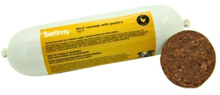 Boomy - Hundefutter - Mahlzeitwurst Hund - Hundewurst - Frisches Fleisch Hunde - 5 x 1kg (Geflügel)