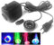 Qiorange Unterwasser Wasserspielpumpe, 15W 800L/H 210GPH Wasser Pumpen Garten Tauchpumpen mit Bunten LED Licht, Wasserpumpe für Garten Aquarium Teich Brunne (800L/H 15W)