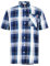 Lee Cooper Mens Short Sleeve Check Shirt Navy Check L