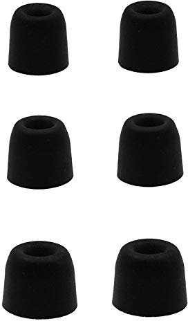 BLLQ Replacement Memory Foam Tips Foam Sleeves Earbuds for Shure SE215, SE112, SE315, SE425, SE530, SE535 & Klipsch Westone Earphones, Noise Cancelling, 6PCS (3Pairs S/M/L) for SHURE