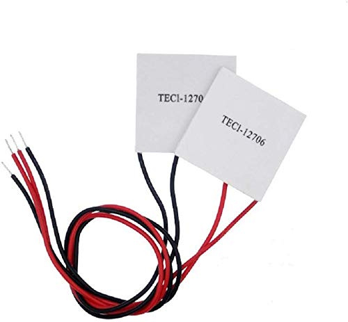 DollaTek 2pcs TEC1-12706 40x40MM Thermoelektrischer Kühler Peltier Kühlplatte