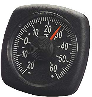 hr-imotion 4580 - Termometro da interno in stile retrò, per auto, casa, campeggio, UVM. 5 anni di garanzia, autoadesivo, Made in Germany - 20 °C - + 60 °C