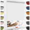 Schuette® Verdunkelungsrollo ohne Bohren/mit Bohren 2in1 ● Thermo Rollo Kollektion: Snowflake (Weiß) ● 55 x 230 cm (Breite x Höhe) ● Suprafix Klemmrollo = Klemmfix 2.0 ● 60s Montage mit Video