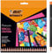 BIC Intensity Premium Buntstifte für Erwachsene und Kinder, Malstifte für Erwachsene & Kinder, Farbstifte zum Malen in 24 Farben, hochpigmentiert & mit bruchsicherer Mine