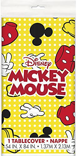 Unique Disney Mickey Mouse Party Tischdecke, Kunststoff, 1 Kt