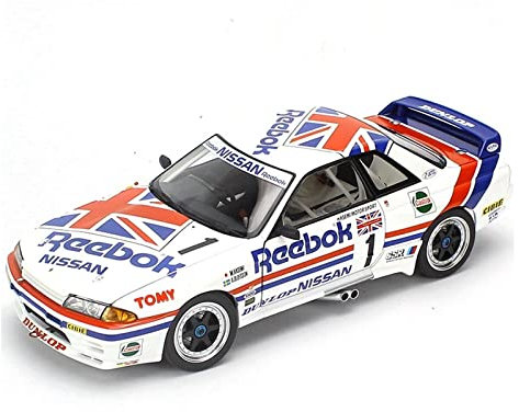 ZHONGNAN 1/18 Für Nissan Skyline GTR R32 Gruppe A NR.1 Rennwagenmodell Exquisite Sammlerdekoration