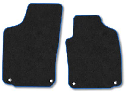 Vauxhall Tigra (2004-2009) Carpet Car Mats | Blue Edge Trim Tailored Fit Floor Mats Full Coverage Protection Accessories Easy Clean Anti Slip Made in the UK
