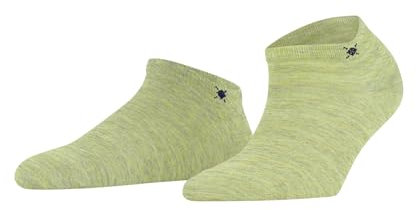 Burlington Damen Sneakersocken Soho Vibes W Sn Baumwolle kurz einfarbig 1 Paar, Grün Peppermint 7663, 36-41