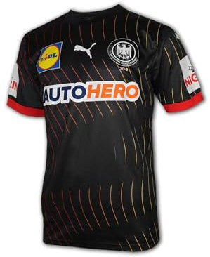 Puma DHB Away Jersey with Spons PUMA Black-PUMA RED - XL