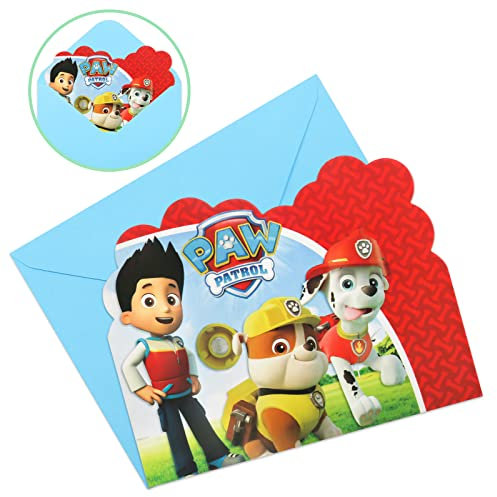 20Pcs Party Invitations Kids Birthday Party Invitations, Party Invites Boys Girls Children with Envelopes, Double Sided Invite Cards for Birthday Baby Shower Party