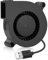 WDERAIR 50mm x 15mm Mini USB 5V Centrifugal Turbine Blower Fan Brushless 5015 Fan for 3D Printer, Helmet, Project Cooler