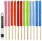 12 Pcs Microfiber Detail Duster Sticks with Crevice Cleaning Brush, 6 Colors, Mini Detail Dusters Fan Cleaning Brush Fan Duster AC Vent Cleaner, for Cleaning Home Car Window The Smallest Spaces