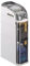 3-Tier Slim Floor Cabinet - White Narrow Storage Organiser for Bathroom, Bedroom or Kitchen | Space-Saving Free Standing Shelf Unit | Plastic Display Cabinet for Living Room, Office or Balcony | Multi