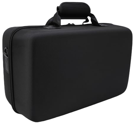 Jiawu Die Konsole -Schutzkonsole Hält den Rumpf Hart an den Schocktest Zum Spielen von Zubehör mit Schultergurt für Die Tragbare Reisebasche Hält der Controller des (Black)