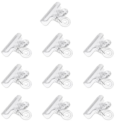 ABOOFAN Clip 10 per per Estensione Unghie in Plastica Trasparente Strumento Robusto Punte Unghie , per Professionale e Domestico