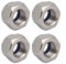 Sourcingmap 4pcs M14 x 1.5mm Pitch Metric Fine Thread 304 Stainless Steel Hex Lock Nuts