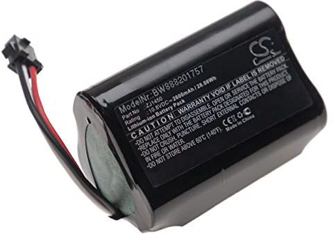 vhbw Akku kompatibel mit Ecovacs D36E, DA60, DA611, DB35, D36A, D36B, D36C Staubsauger (2600 mAh, 10,8 V, Li-Ion)