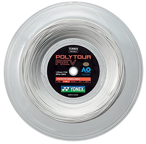 YONEX - Corda da tennis Polytour Rev, 1,25 mm, 16 l, 200 m