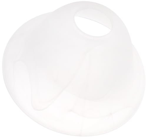 Tomaibaby Uplighter Shade, Decorative Replacement Glass Ceiling Lamp Shade E27 Clip-On Bulb, Glass Lampshades for Ceiling Lights Floor Lamps Table Lamps Balcony Garden