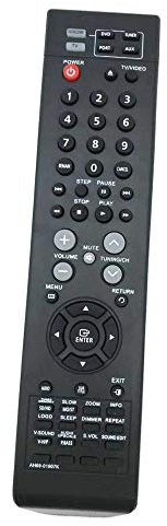 EEEONE Télécommande pour système Home Cinéma DVD Samsung HT-Q70 HT-TXQ120 HT-TXQ120T HT-TXQ120T/XAA HT-TXQ120T/XAC AH59-01643F