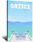 ACIDI Poster Und Gedruckte 60 * 90cm Grecia Isola di Corfù Poster Soggiorno Camera da letto Pittura Opera d'arte Senza Cornice